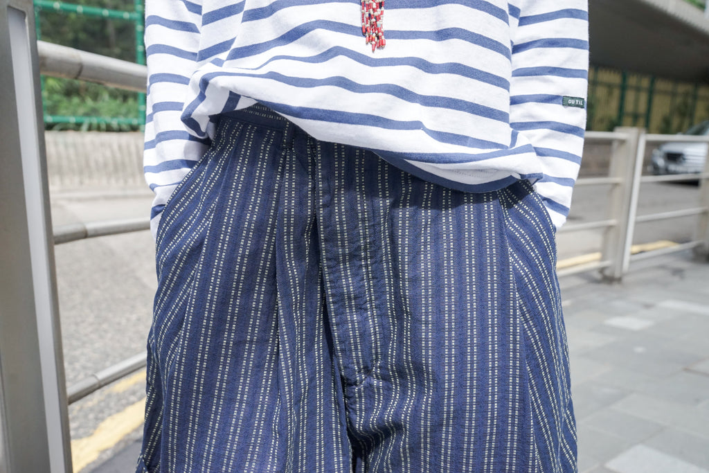 Outil Pantalon Conlie - Short Pants Jp Indigo – OKURA