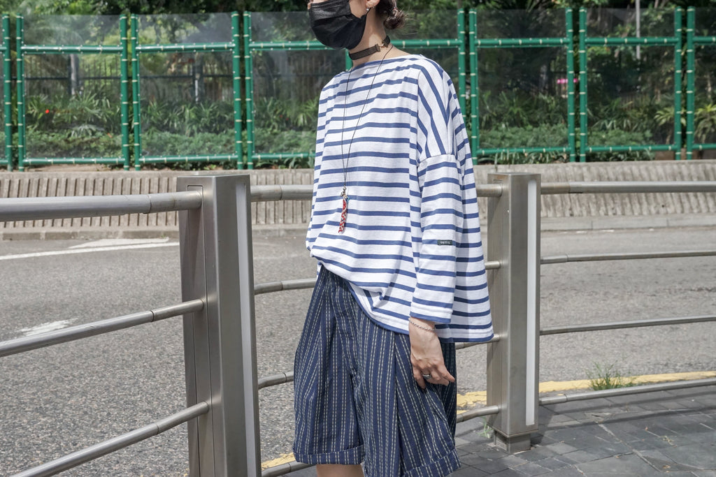 Outil Pantalon Conlie - Short Pants Jp Indigo – OKURA