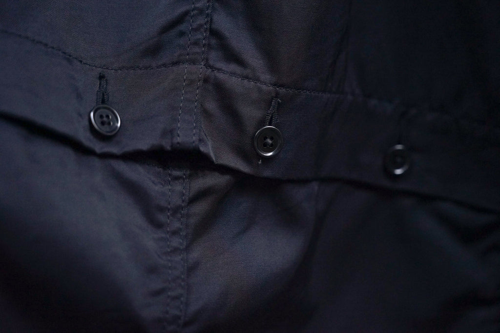 Bru Na Boinne Patch Sleeve Double Coat  Black - OKURA