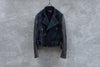 Y's Yohji Yamamoto Checked Wool Leather Jacket - OKURA