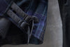 Y's Yohji Yamamoto Checked Wool Leather Jacket - OKURA
