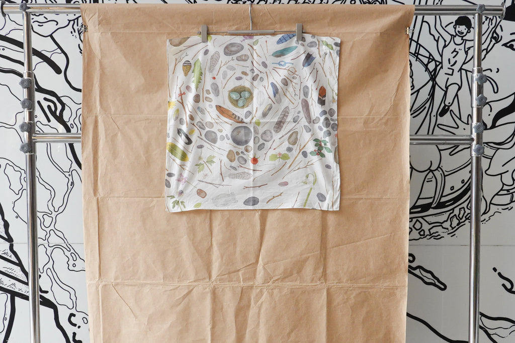 Aseedoncloud Handkerchiefh Bird's Nest Pattern - OKURA