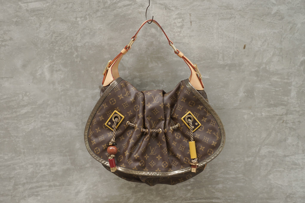 LOUIS VUITTON Kalahari GM Monogram Canvas Shoulder Handbag-US