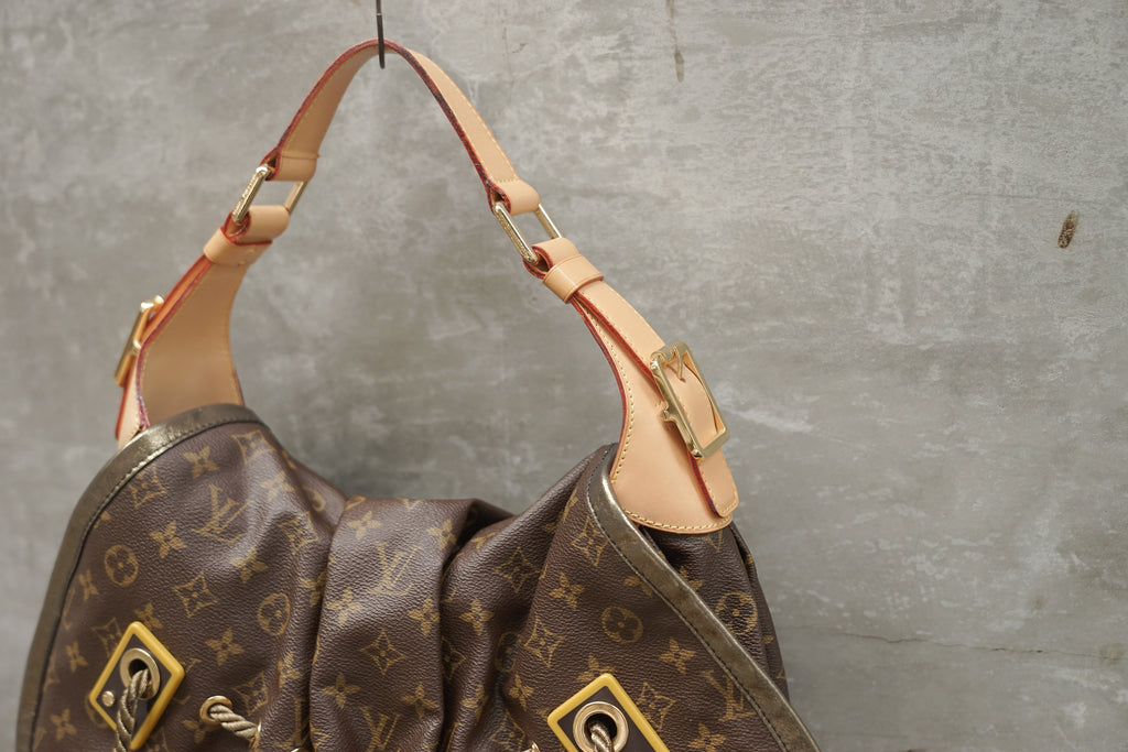 LOUIS VUITTON Kalahari GM Monogram Canvas Shoulder Handbag-US