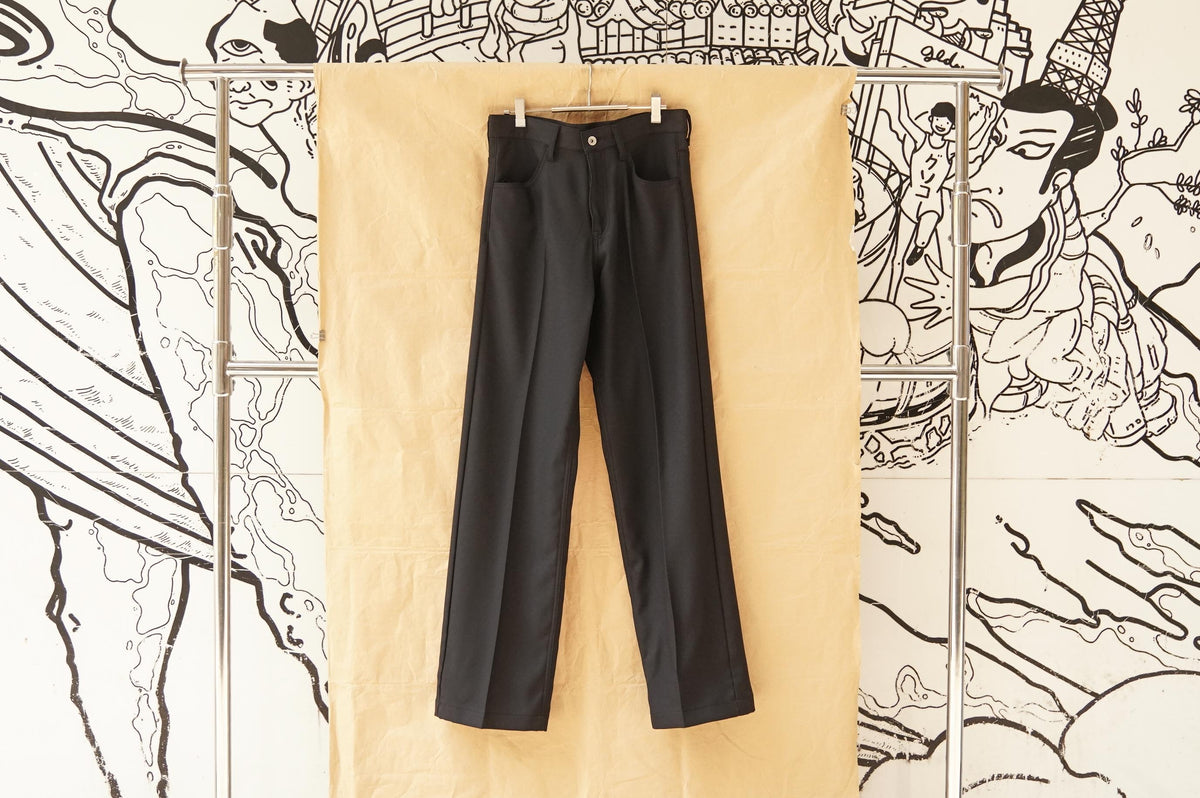 Dairiku "Straight" Pressed Pants Black – OKURA