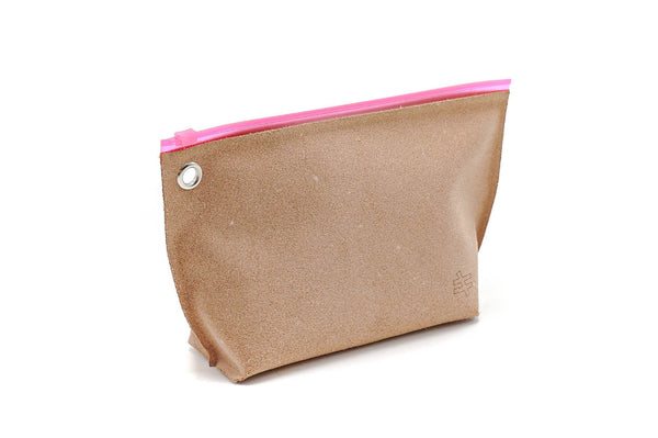 Kiruna Leather Pounch Pink - OKURA