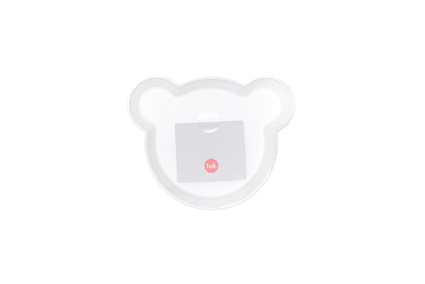 H Concept Taks. Kids Dish Bowl Bear M Gray Light Gray - OKURA