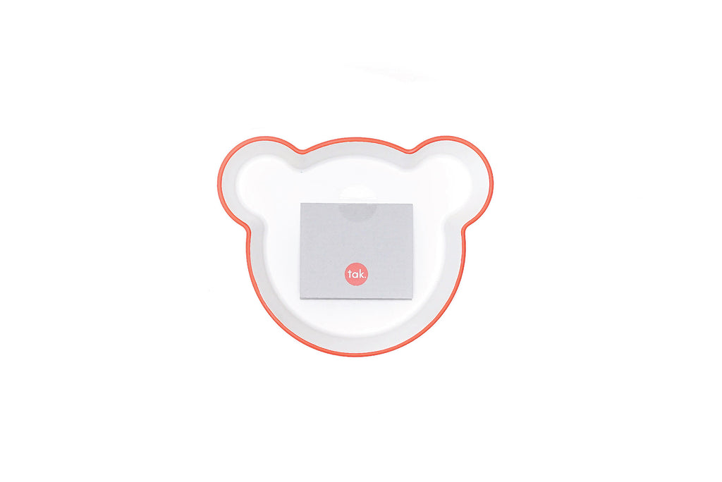 H Concept Taks. Kids Dish Bowl Bear M Orange Orange - OKURA